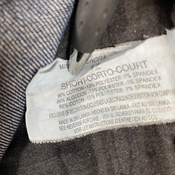 Gloria Vanderbilt Amanda Jeans Size 12 Short Straight Dark Wash Stretch Casual - Picture 14 of 14